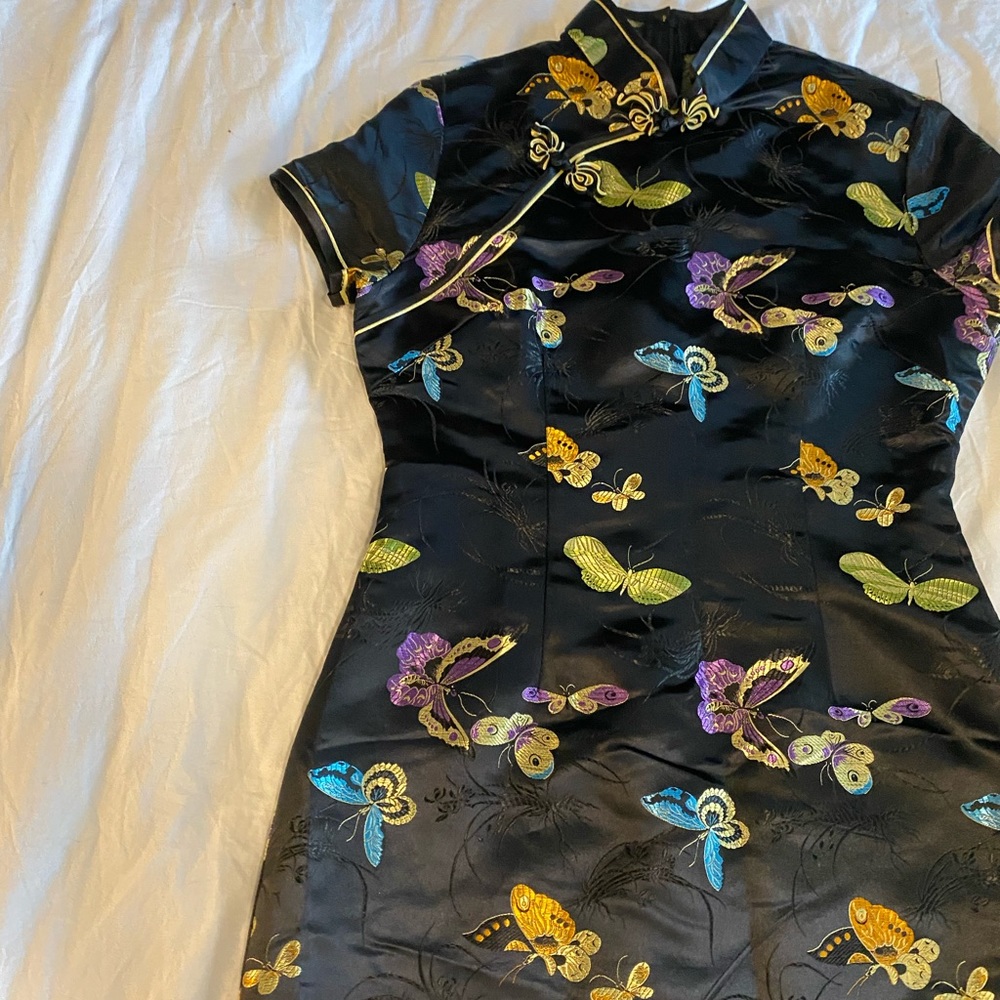 Traditional Long Cheongsam China Qipao Dress XL